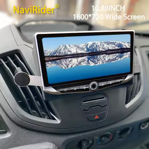 10.88" Qled Screen Android Video Player Carplay for Ford TRANSIT 2015-2018 Type-C Charging Mobile ho
