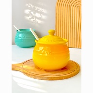 Ceramic Oil Jar High Temperature Resistant Spicy Jar Chili Salt Jar Seasoning Seasoning Kitchen Hous