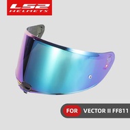 Original LS2 Visors FF811 Full Face Motorcycle Helmet Replace Lens Black Ididium Silver Visor Base