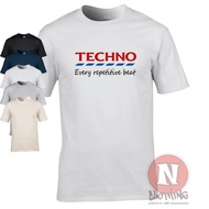 Techno T-Shirt Dance Rave Music Electronica Ambient Edm Tesco Spoof