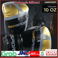 TaffSPORT WOESAD MMA UFC Boxing Muay Thai Gloves 12oz/ 10oz/ 8oz/ 6oz - Black - 7RSEDIBK
