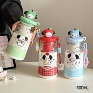 500ml leak-proof doll head motif drinking bottle fr shortTALI thick material code 528