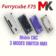 FURYCUBE F75 MECHANICAL KEYBOARD - CNC ALUMINUM FRAME HIGH QUALITY ROTARY KNOB