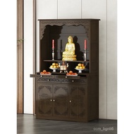 W-8&amp; Buddha Niche Altar Buddha Shrine Household Modern Light Luxury Cabinet New Chinese Style Clothes Closet Cabinet Alt