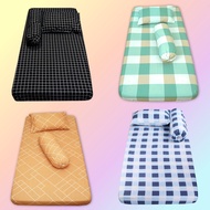 Bed Sheet 80x200 Single Aesthetic Rubber Corner Plaid Bed Sheet