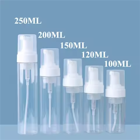 100/150/200/250ml Portable Foam Bottle Tattoo Supplies Cyanobacteria Green Algae Dispensing Bottles 