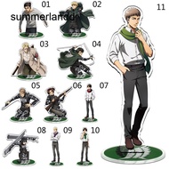 SL Anime Attack On Titan Acrylic Stand Figure Desktop Decor Fans