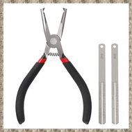 [zv0lma8i] 6Inch Guitar Fret Puller, Flat-Nose Pliers, Fret Replacement Pliers, Fret Puller Tool wit