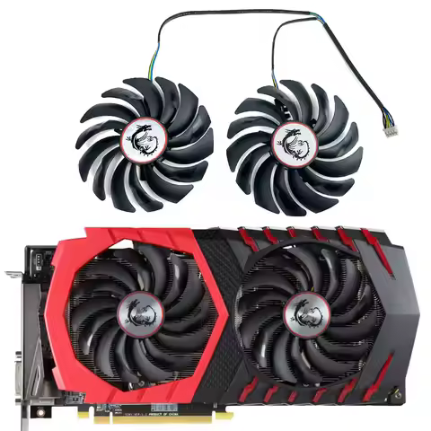NEW 95MM PLD10010S12HH RX 580 GAMING X GPU Fan，For MSI Radeon RX 580、RX 570、RX 480、RX 470 GAMING X G