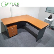 L-Shape Computer Table I Simple Modern Writing Desk 4-5 FT Study Home Office Table Meja Komputer Stu