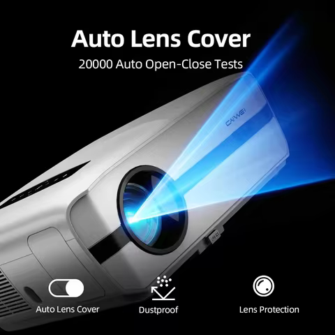 CAIWEI A9S 4K Projector for Movies Home Theater 4200 ANSI Android Full HD 1080P Auto Focus Smart TV 