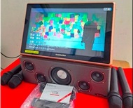 3TB 包1年會員，99%新，卡啦oK全套，有youtube, 包1年會員，送新全喇叭及全新無綫咪四支，InAndOn 4合1國際版音王,毋須安裝！慳位即唱！簡單易用！全套只闊40cm!，點歌機 Ka