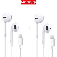MonQiQi Iphone7-14 Headset / Earphones / Open Mic / Pubg /Headset Earphone Kabel dengan Mic