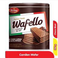 Wafello wafer Coklat Kue Lebaran Kaleng