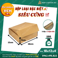 Combo 100 Hộp Carton Nắp Gài 18x12x4 Hộp Giấy Nắp Cài Đóng Hàng Quần Áo Quà Tặng Handmade Giá Gốc Tậ