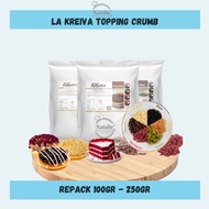 La KREIVA FINE CRUMBLE 100GR - COOKIE CRUMBLE TOPING DONUT CAKE ALL VARIANT