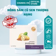 Premium CHUNHO NCARE Lotus Root Red Ginseng, Helps Relax the Spirit, Improves Sleep