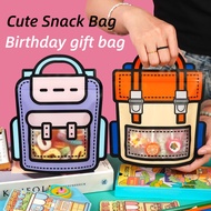 Birthday Gift bag Portable Gift Bag Children's Day Gift Packaging Cute Cartoon School Creative