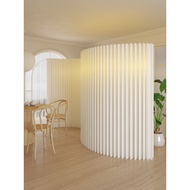 Commercial folding screen fence, illuminated paper wall partition, office partition panel, fake wall