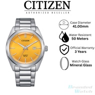 [Official Warranty] Citizen BI5110-54Z Men's Eco-Drive Stainless Steel Strap Jam Tangan Lelaki Citiz