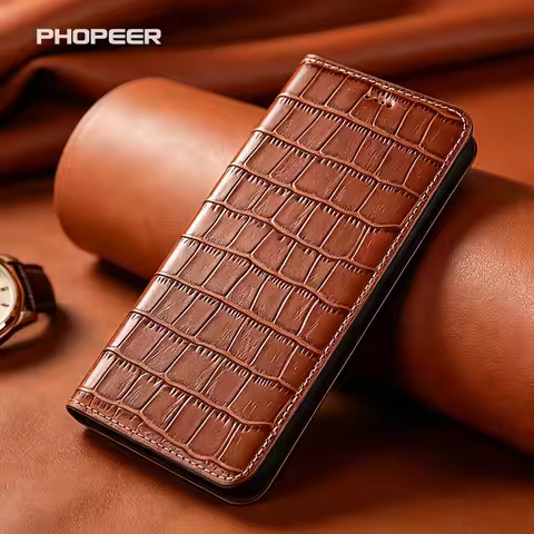 Luxury Genuine Leather Case for Sony Xperia 10 9 8 7 6 5 4 3 2 1 VI V IV III II I Bamboo Joint Textu