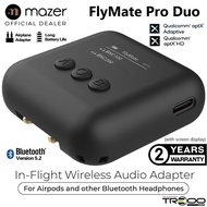 Mazer FlyMate Duo / FlyMate Pro Duo Wireless Bluetooth 5.0/5.2 Transmitter Travel Airplane Flight Ad