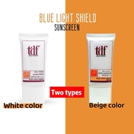 TDF Blu Voile Tinted Sunscreen SPF50 PA+++ (blue Light Shield Tinted)Size: 50g Expired: 2027Nov 超敏感肌