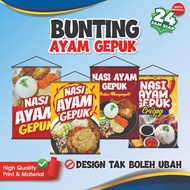 BUNTING NASI AYAM GEPUK READYSTOK