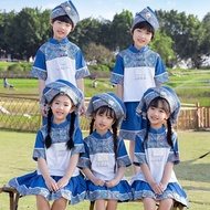 Vietnam Myanmar Laos Cambodia Costume Children's Ethnic Miao Ethnic Performance Costume Boys Girls Y