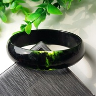 Xiuyan Jade Bracelet Serpentine Jade Jade Bracelet Dark Jade Men's and Women's Bracelet Jade Bracele