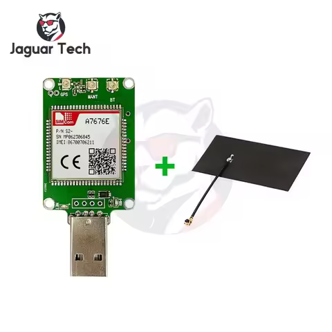 SIMcom A7676E-LASE LTE Board CAT1+4G+2G+LTE450M+Voice A7676E USB Dongle 1PCS,not support GPS, lorawa