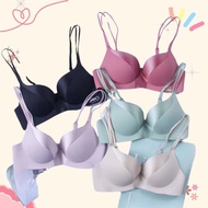 A301 GDS BRA Women Push Up Bra Women's Underwear Plain Motif Deep V Size 34 36 38 Cotton Fiber Mater