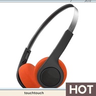 Retro Style Wireless Bluetooth Headphones Portable Stereo Headset LED Headphones touchtouch.