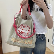 Ball Chain Gao Yuanyuan Upper Japanese Reflective Ball Embroidered Eco-Friendly Bag Shopping Bag Emb