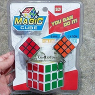 GANTUNGAN Rubik's 3x3x3 Rubik's Cube Toy/ 3x3x3 Magic Cube Contents 3 Pcs Mini Rubik's Keychain 3x3