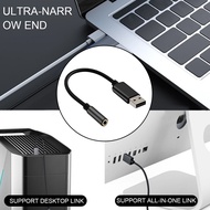+【】 Audio Adapter USB C To 3.5Mm Jack For PC Laptop Converter Plug And Play External Sound Card Aux Portable Cable Gaming Microphone
