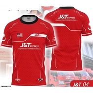 J & t Express Microfiber Sublimation T Shirt
