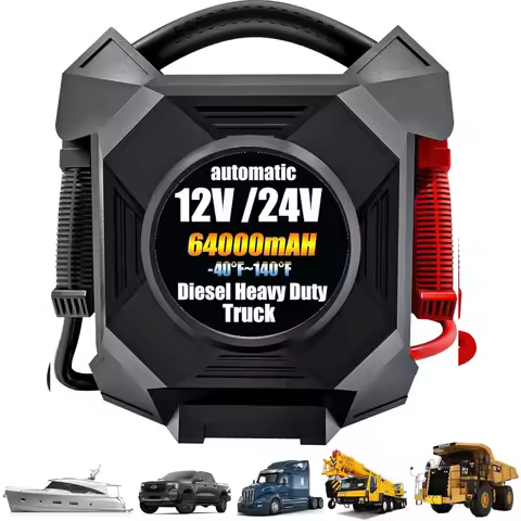 Truck Jump Starter Heavy Duty,CAT797 30000A 12V/24V Battery Jumper Starter Portable,-40F° Start Batt