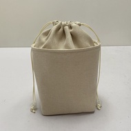 Loewe Pebble Bucket Bag Inner Mini Partition Bag ทันสมัย อินเทรนด์ Hemp Blend Water Bucket Shape สีล