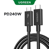 UGREEN 240W Thunderbolt 5 Type C Fast Charging Cable E-Marker for iPhone 16 Series Samsung S26 Ultra