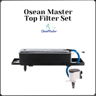 [Malaysia Plug][NEW] Osean Master x SOBO Aquarium OMT Top Filter full set with powerhead,hose &amp; filter box for fish tank