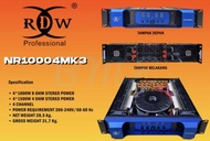 Power amplifier RDW NR 10004 MK3 original 4 channel NR10004