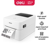 Deli Thermal Printer DL-740C Office Machine A6 Thermal Waybill Barcode Consignment Note Printer