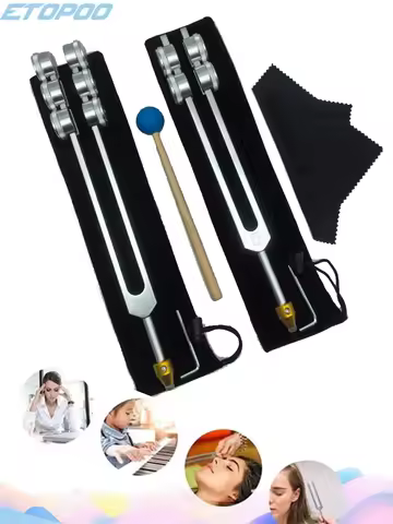 32Hz 64Hz 128Hz Tuning Forks Aluminum Alloy Special Frequency Tuning Fork Healing Tools Percussion I