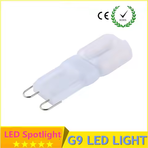 2019 Dimmable G9 Led 5W AC 220V 240V G9 Lamp Led Bulb SMD 2835 LED G9 Light Replace 30/40W Halogen L