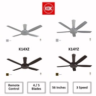 KDK Z Series 56'' Remote Ceiling Fan K14XZ/K14YZ