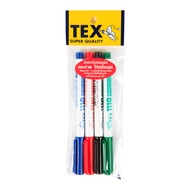 ปากกาไวท์บอร์ดTEX 1110/P4คละสี เท็กซ์ 1110/P4คละสี