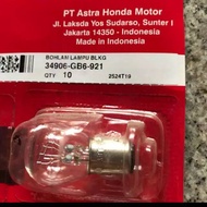 34906-GB6-921 HGP AHM 100% BRAKE LIGHT BULBOriginal DOP STOP DOP REAR STOP HONDA 34906GB6921