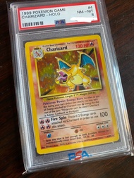 初代噴火龍卡PSA 8 Charizard Base Set 1999 Pokemon Game TCG