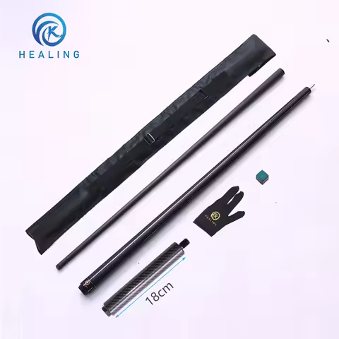 100% Carbon Fiber Pool Cues Play/Break Cue 1/2Split Uniloc/Radia Joint 3K glossy carbon fiber Shaft+